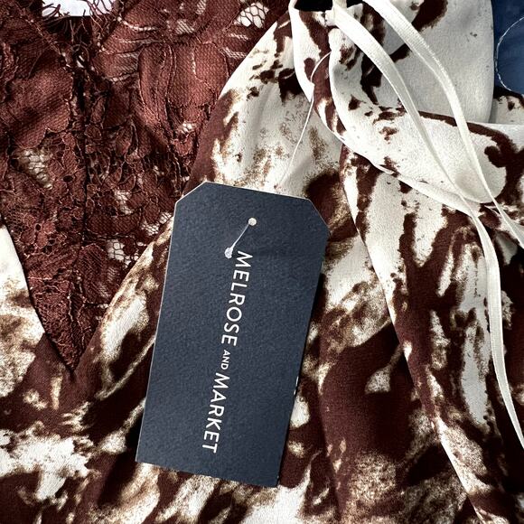 Melrose and Market lace v neck tank top cami womens small y2k fairy grunge boho - Picture 7 of 8